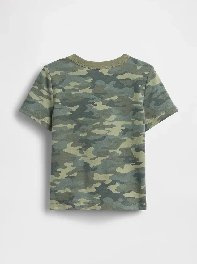 Mix & Match-T-shirt med ficka för Baby & Småbarn