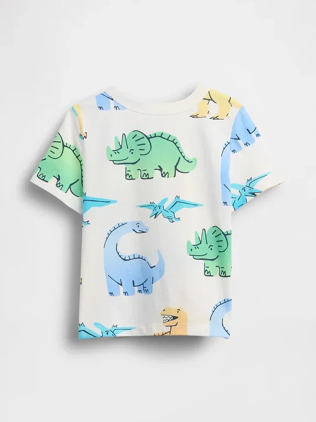 Mix & Match-T-shirt med ficka för Baby & Småbarn