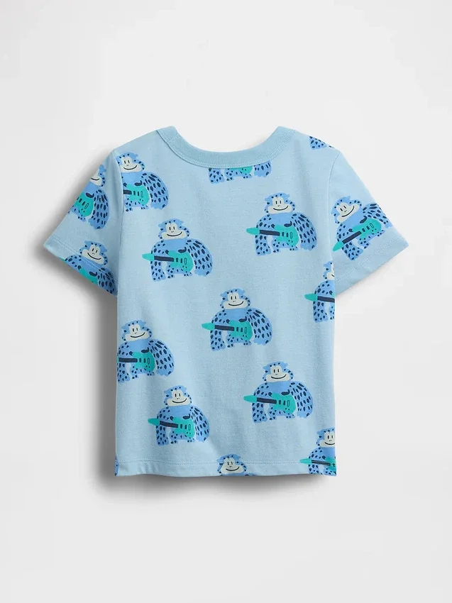 Mix & Match-T-shirt med ficka för Baby & Småbarn