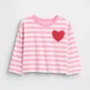 Mix & Match-T-shirt med hjärtficka för Baby & Småbarn