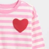 Mix & Match-T-shirt med hjärtficka för Baby & Småbarn