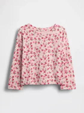Mix & Match-T-shirt med neddragna axlar för Baby & Småbarn