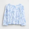 Mix & Match-T-shirt med neddragna axlar för Baby & Småbarn