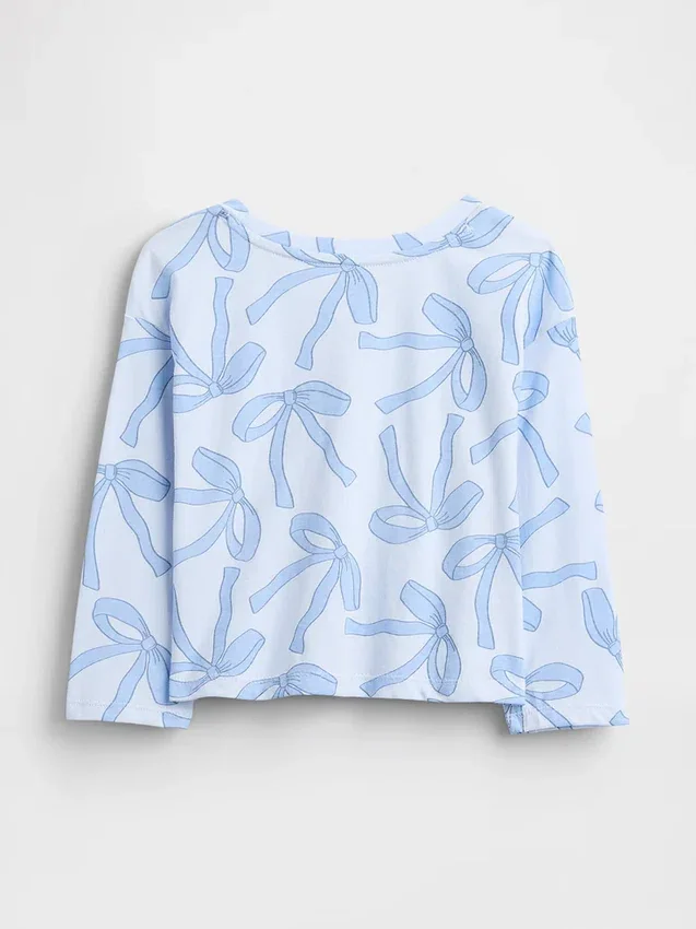 Mix & Match-T-shirt med neddragna axlar för Baby & Småbarn
