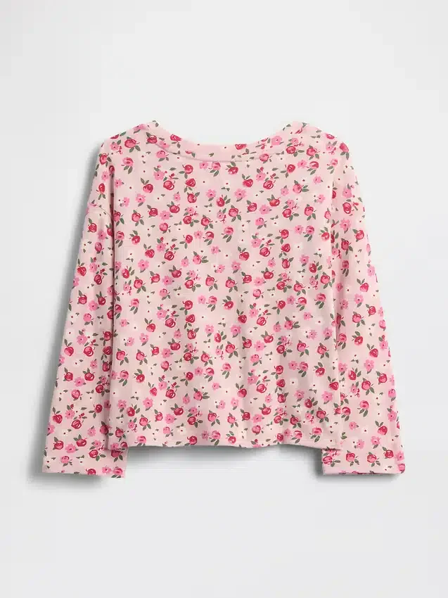 Mix & Match-T-shirt med neddragna axlar för Baby & Småbarn