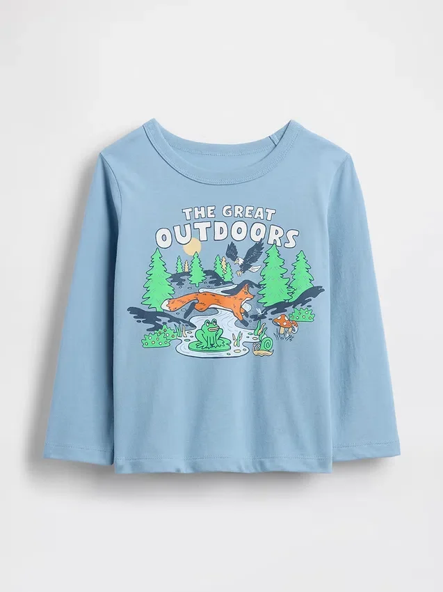 Mix & Match-T-shirt med tryck för Baby & Småbarn