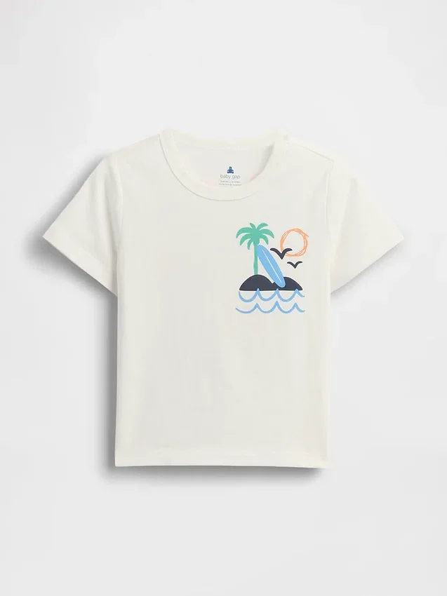 Mix & Match-T-shirt med tryck för Baby & Småbarn