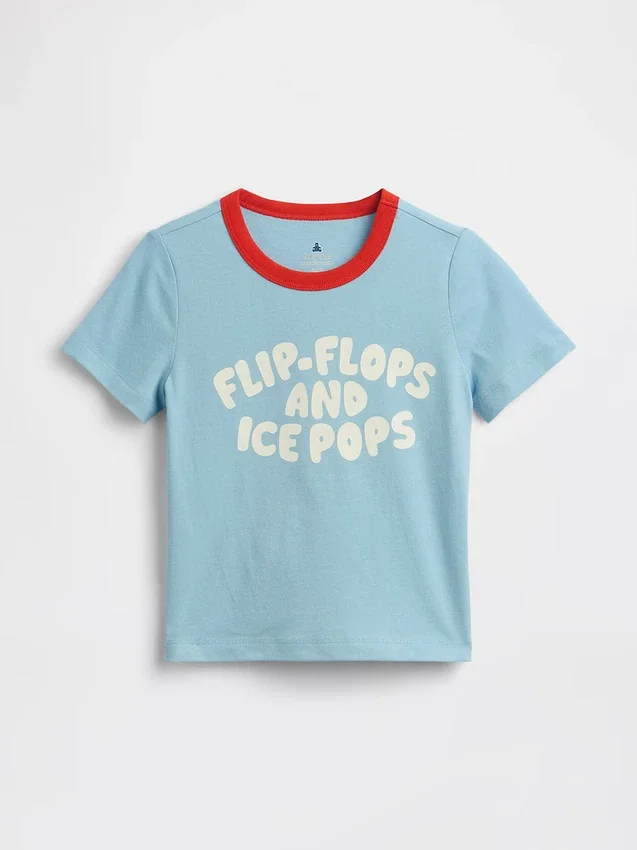 Mix & Match-T-shirt med tryck för Baby & Småbarn