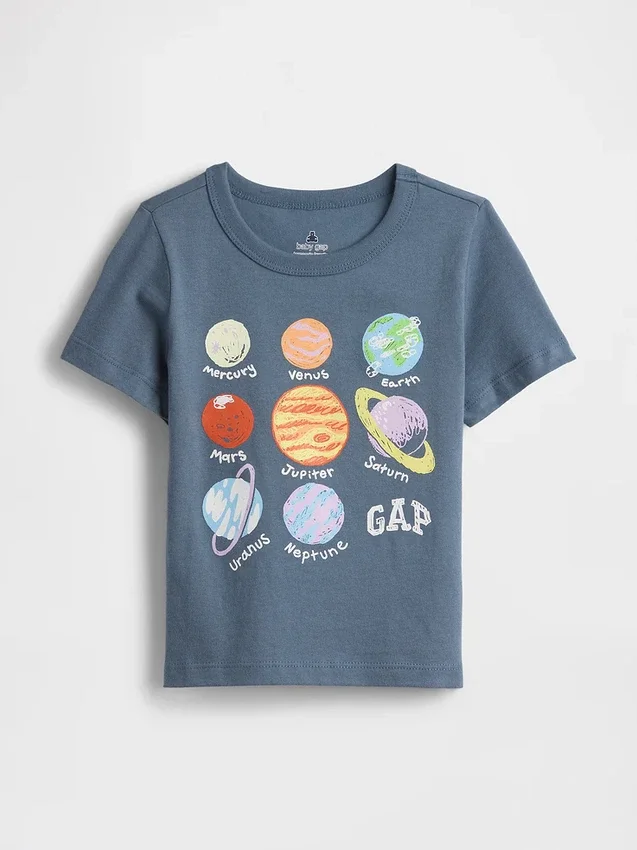 Mix & Match-T-shirt med tryck för Baby & Småbarn