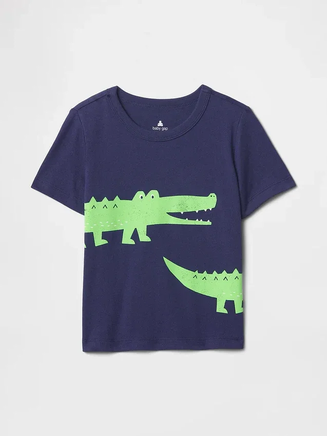 Mix & Match-T-shirt med tryck för Baby & Småbarn