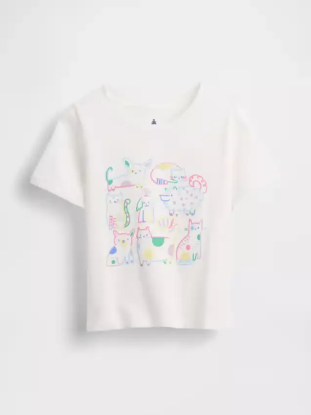 Mix & Match-T-shirt med tryck för Baby & Småbarn