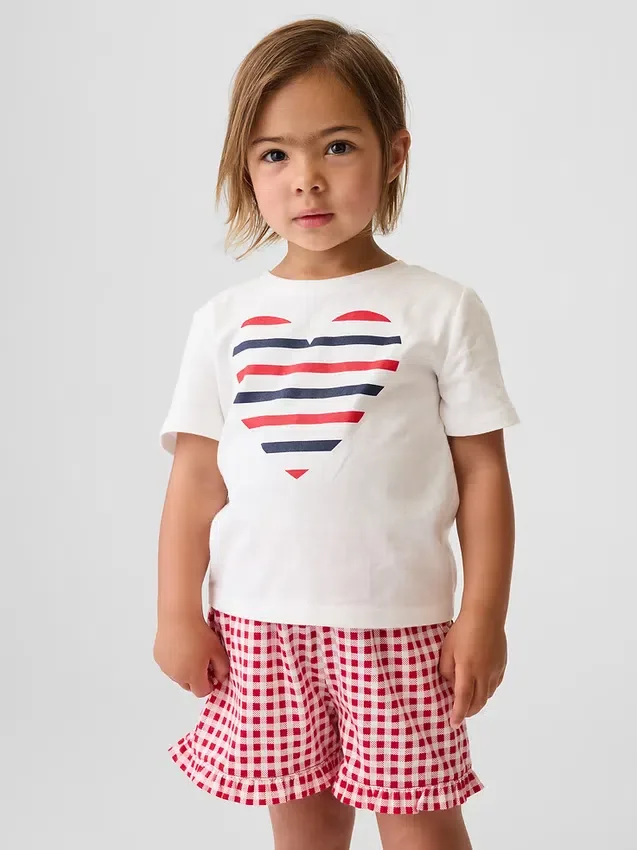 Mix & Match-T-shirt med tryck för Baby & Småbarn