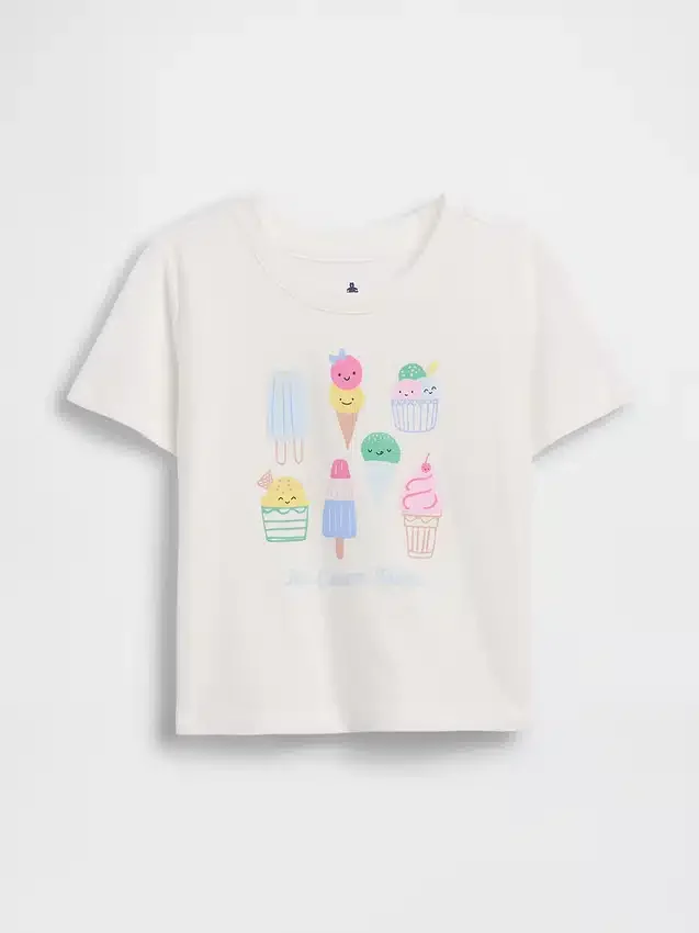 Mix & Match-T-shirt med tryck för Baby & Småbarn