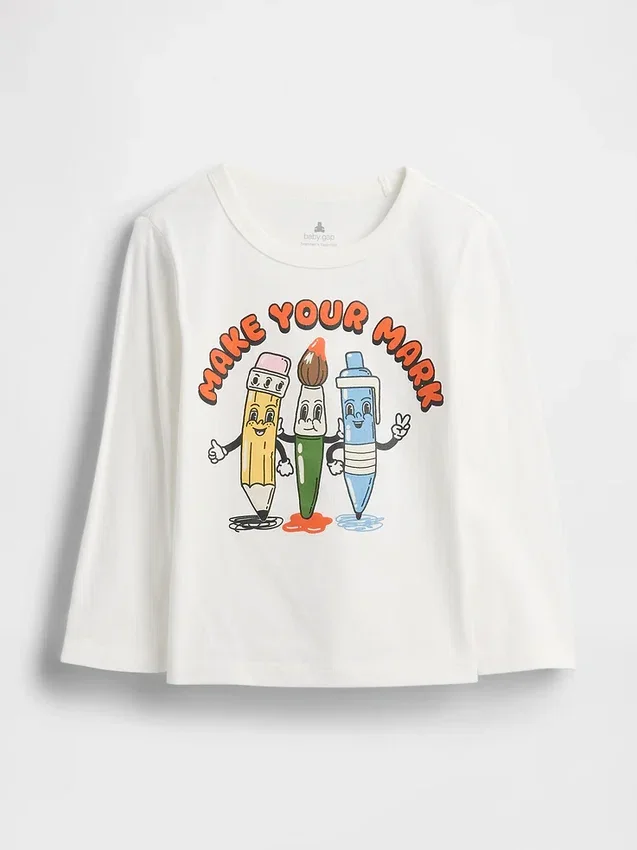 Mix & Match-T-shirt med tryck för Baby & Småbarn