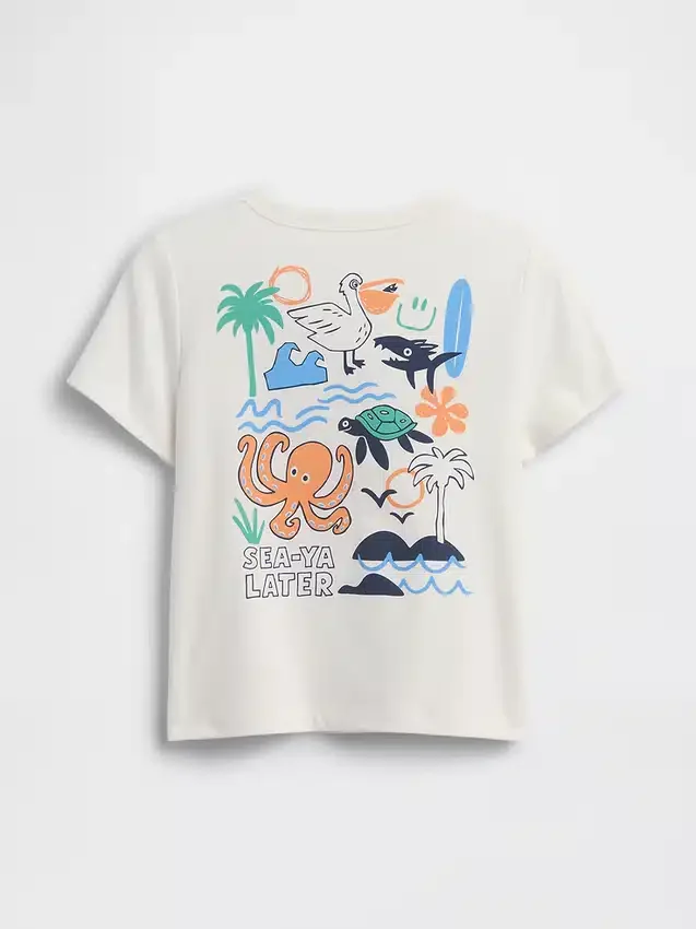 Mix & Match-T-shirt med tryck för Baby & Småbarn