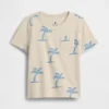 Mix & match-T-shirt med tryck och ficka för Baby & Småbarn