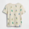 Mix & match-T-shirt med tryck och ficka för Baby & Småbarn
