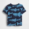 Mix & match-T-shirt med tryck och ficka för Baby & Småbarn