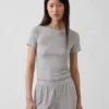 Mjuk pyjamas-T-shirt i modalribb