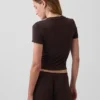 Mjuk pyjamas-T-shirt i modalribb