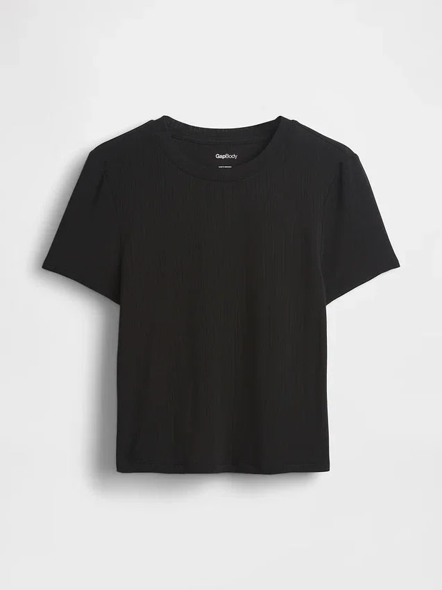 Mjuk pyjamas-T-shirt i modalribb