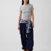 Mjuk pyjamas-T-shirt i modalribb