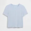 Mjuk pyjamas-T-shirt i modalribb