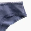 Mjukaste ekologiska stretchbomulls-hipster med spetskant