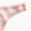 Mjukaste ekologiska stretchbomullstringa med spetskant