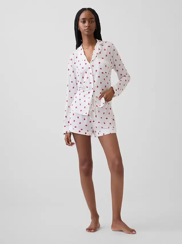 Mjukaste pyjamas Shorts i modal