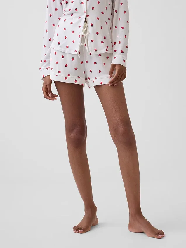 Mjukaste pyjamas Shorts i modal