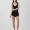 Mjukaste pyjamas-Shorts i modal med spetskant