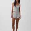 Mjukaste pyjamas-Shorts i modal med spetskant