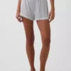 Mjukaste pyjamas-Shorts i modal med spetskant