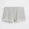 Mjukaste pyjamas-Shorts i modal med spetskant