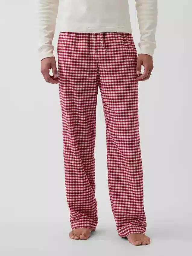 Mjukaste pyjamasbyxor i flanell för vuxna