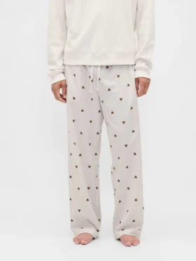 Mjukaste pyjamasbyxor i flanell för vuxna