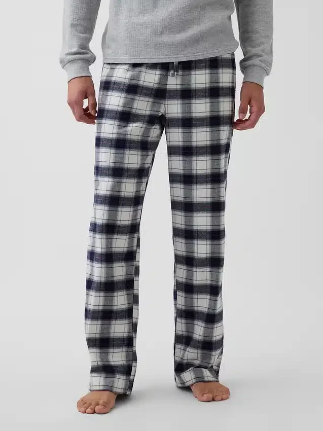 Mjukaste pyjamasbyxor i flanell för vuxna