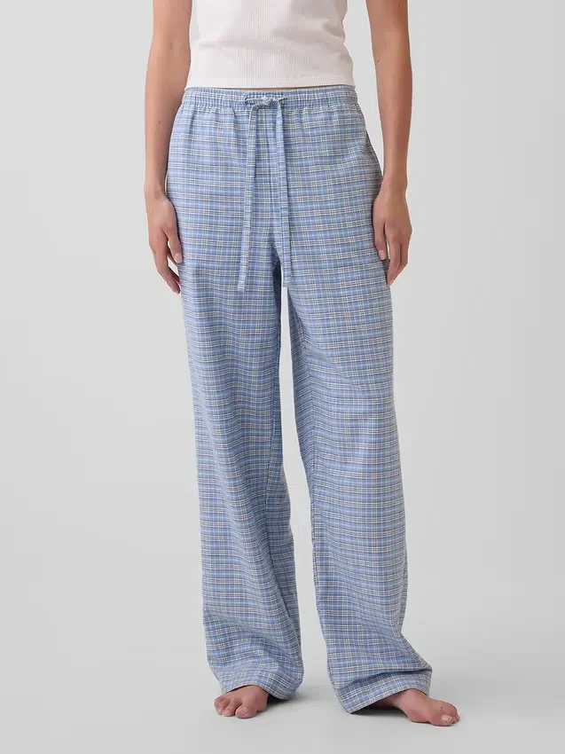 Mjukaste pyjamasbyxor i flanell för vuxna