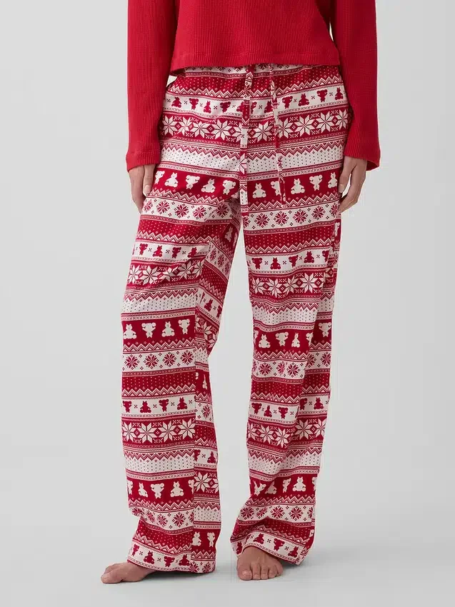 Mjukaste pyjamasbyxor i flanell för vuxna