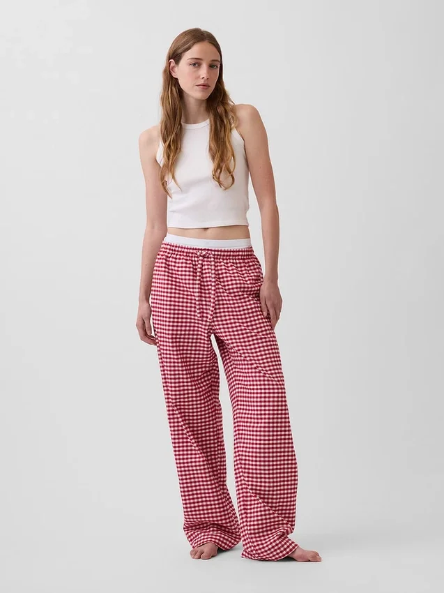 Mjukaste pyjamasbyxor i flanell för vuxna