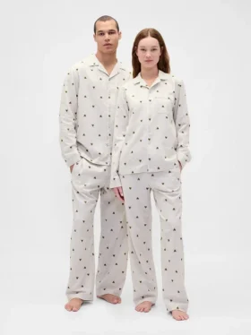 Mjukaste pyjamasbyxor i flanell för vuxna