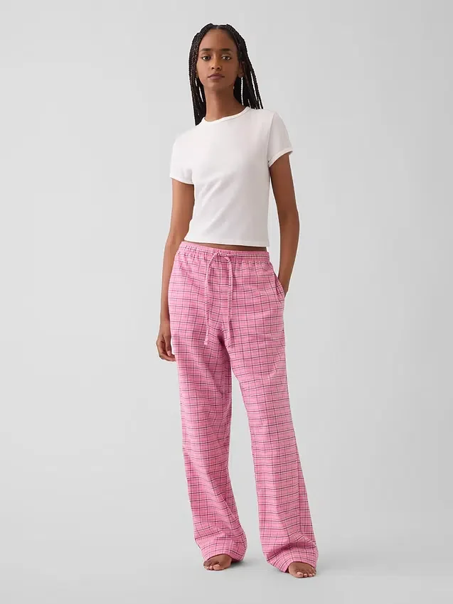 Mjukaste pyjamasbyxor i flanell för vuxna