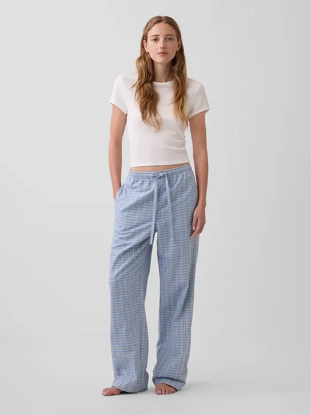 Mjukaste pyjamasbyxor i flanell för vuxna