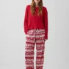 Mjukaste pyjamasbyxor i flanell för vuxna
