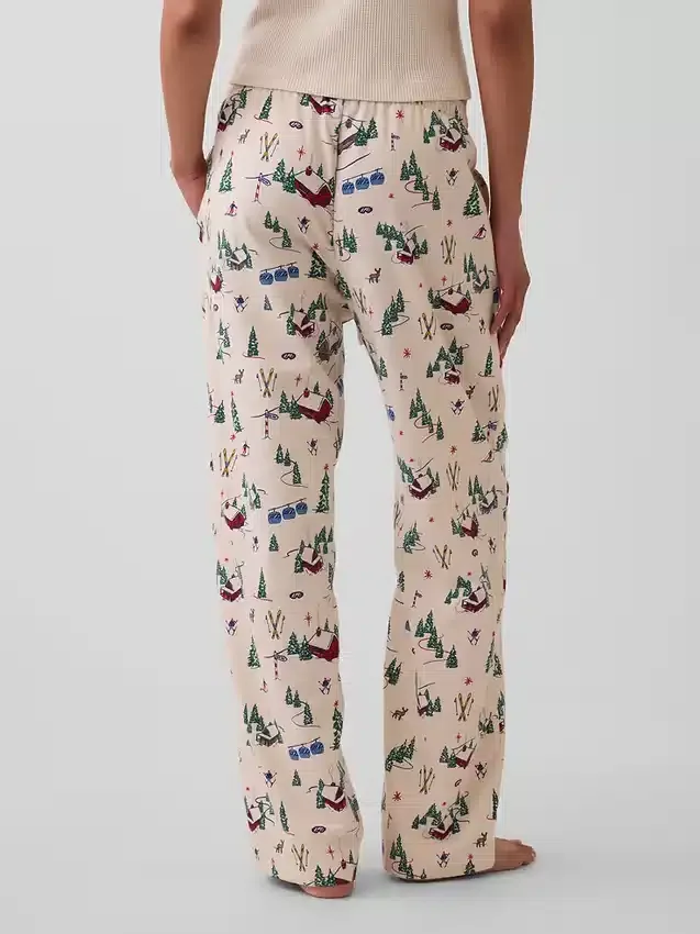 Mjukaste pyjamasbyxor i flanell för vuxna