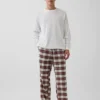 Mjukaste pyjamasbyxor i flanell för vuxna