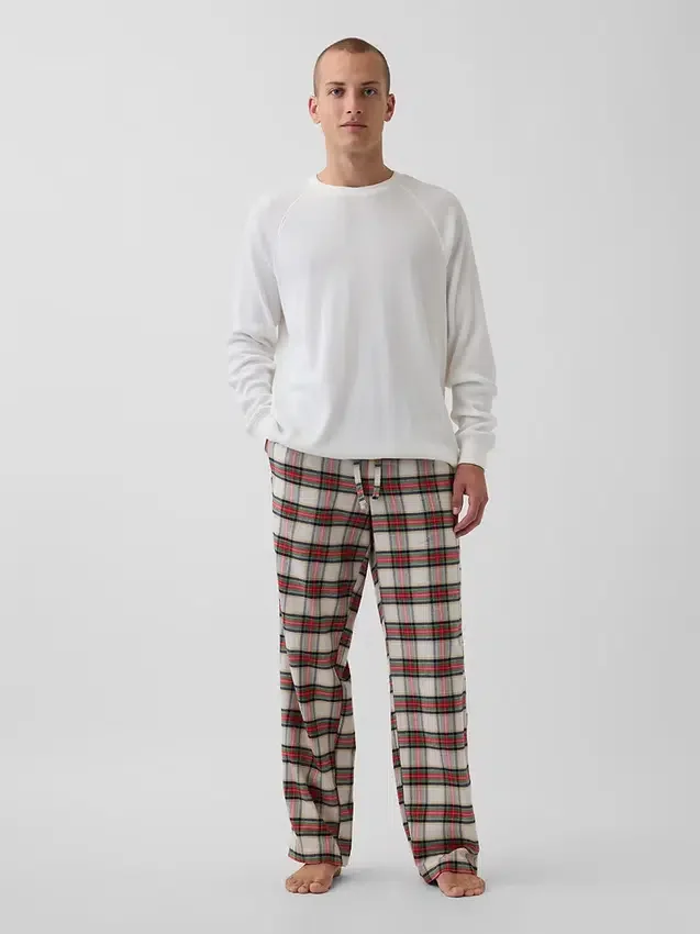 Mjukaste pyjamasbyxor i flanell för vuxna