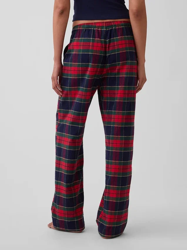 Mjukaste pyjamasbyxor i flanell för vuxna