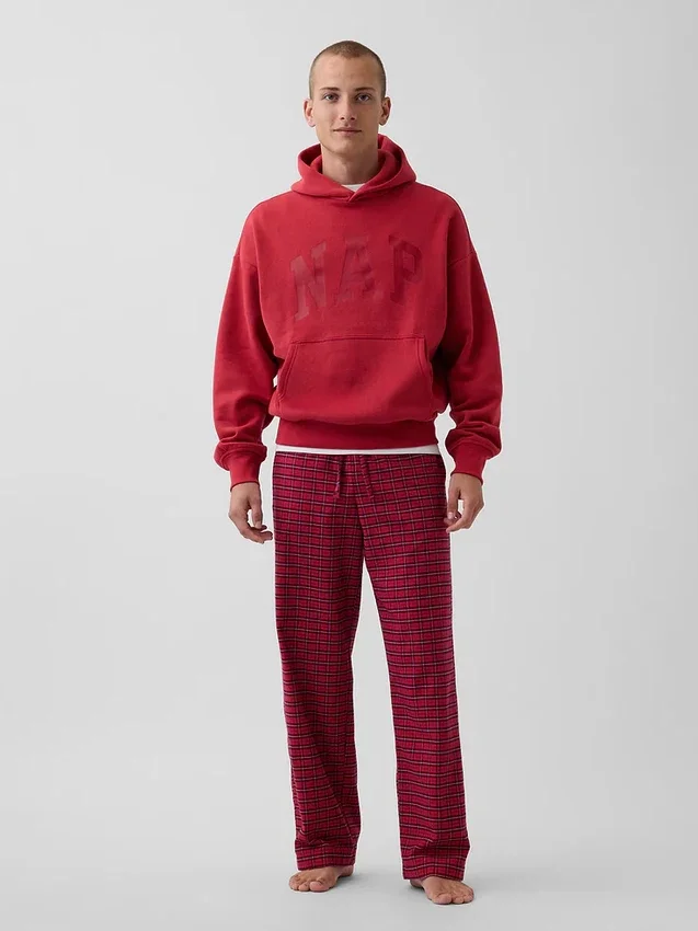 Mjukaste pyjamasbyxor i flanell för vuxna